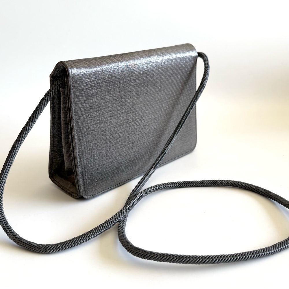 Stuart Weitzman Evening Bag in Metallic Gray